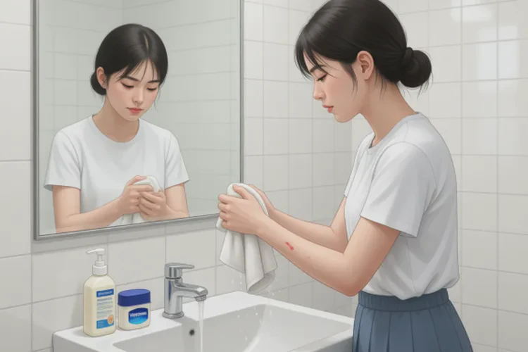 大學(xué)生手臂上偶爾長濕疹能靠自己自愈嗎(圖2)