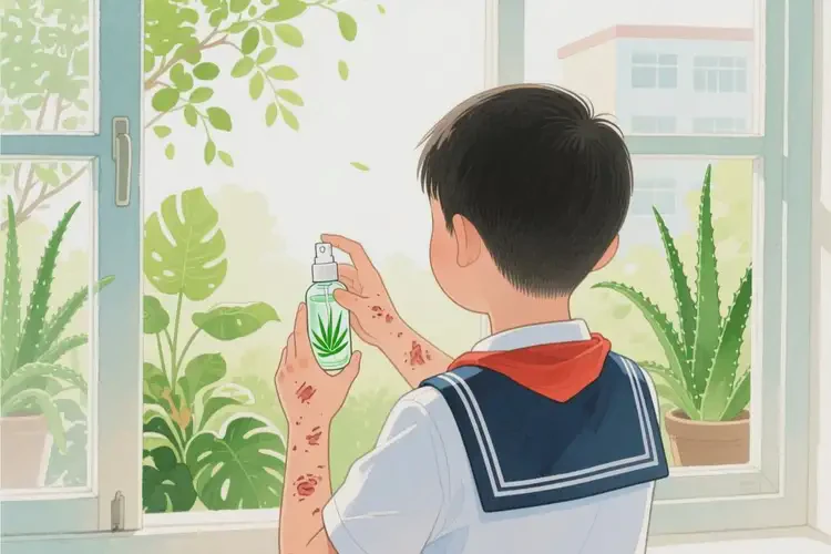 中學(xué)生手上容易起濕疹可以治好嗎(圖1)