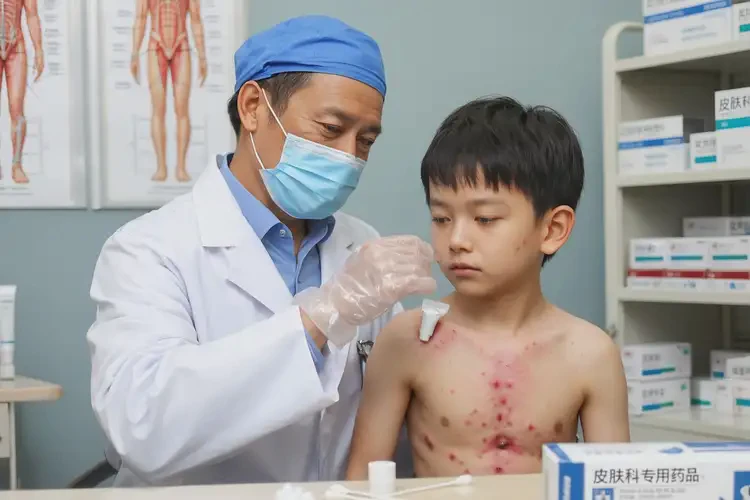 小兒脖子容易起濕疹可以治好嗎(圖3)