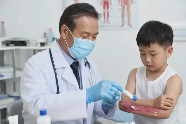 兒童手臂上起濕疹可以治好嗎(圖3)