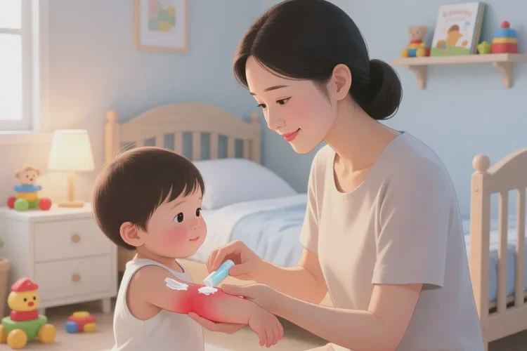 孩子身上经常长湿疹可以治愈吗(图1)