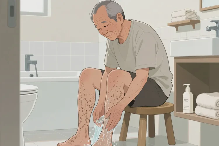 老年人小腿容易起濕疹能靠自己自愈嗎(圖1)