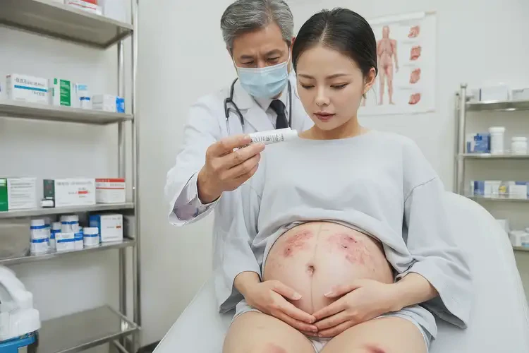 產(chǎn)婦肚子有濕疹可以治好嗎(圖3)