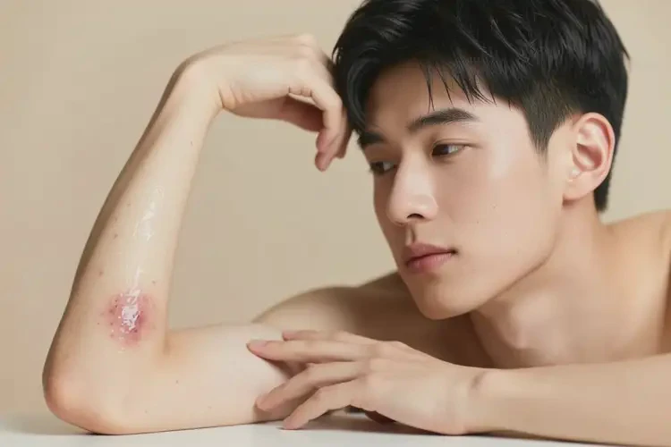 男生手臂容易起濕疹可以治好嗎(圖1)