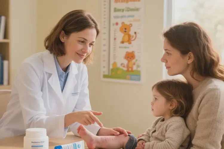 兒童腳上偶爾長(zhǎng)濕疹可以治好嗎(圖4)