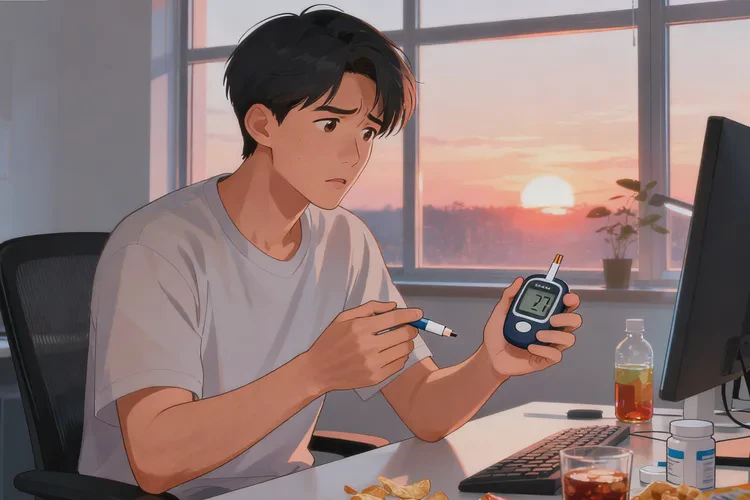 27歲下午血糖9點6是怎么回事(圖1)