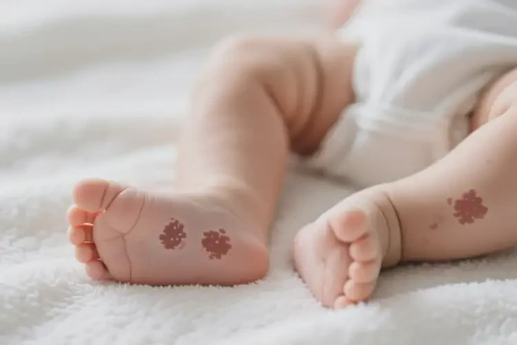 寶寶腳上容易長濕疹可以治好嗎(圖3)