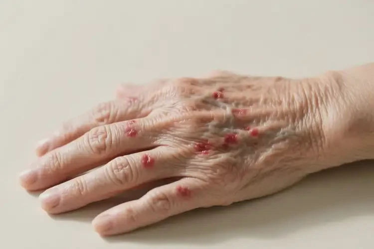 老人手上有湿疹可以治好吗(图3)