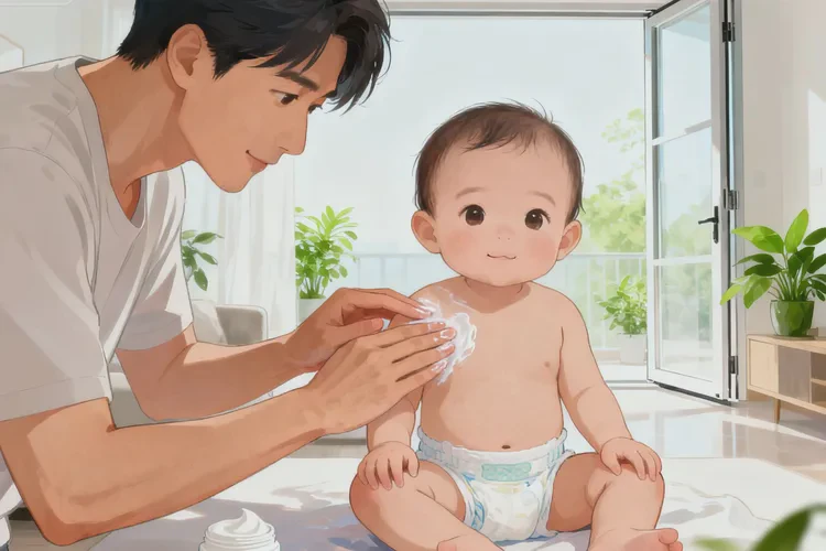 少兒屁股長(zhǎng)濕疹可以治愈嗎(圖2)