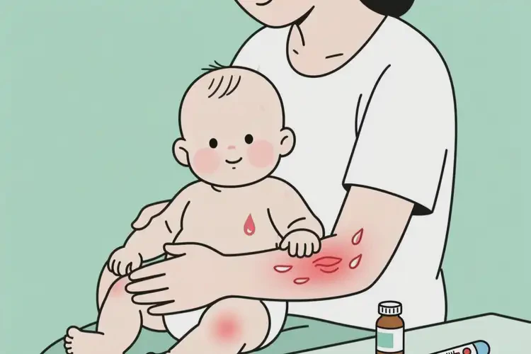 嬰幼兒全身長濕疹可以治好嗎(圖1)