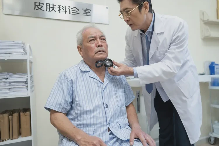 高齡老人臉上有濕疹能靠自己自愈嗎(圖2)