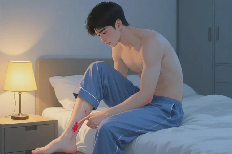 男人小腿上經(jīng)常長濕疹能靠自己自愈嗎(圖1)