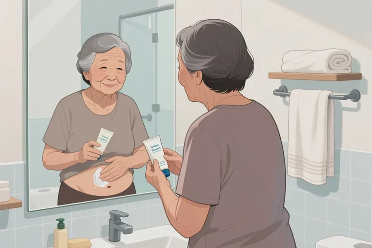 老年人肚子上偶爾起濕疹可以治愈嗎(圖2)