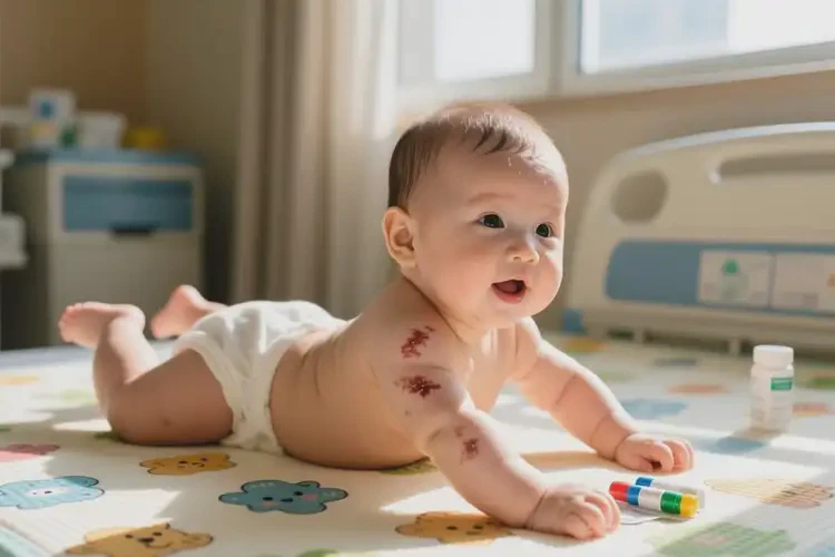 嬰兒四肢偶爾長(zhǎng)濕疹可以治好嗎(圖2)