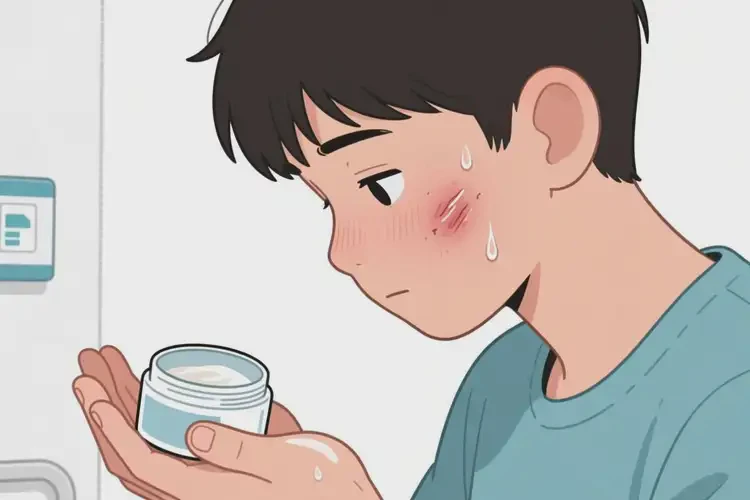 青少年面部出濕疹可以治好嗎(圖1)