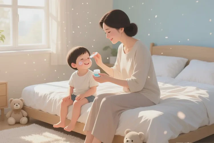 少兒脖子出現(xiàn)濕疹可以治愈嗎(圖1)