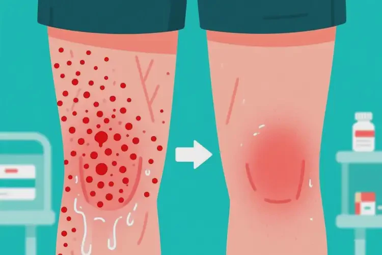 男性大腿上長濕疹可以治好嗎(圖1)