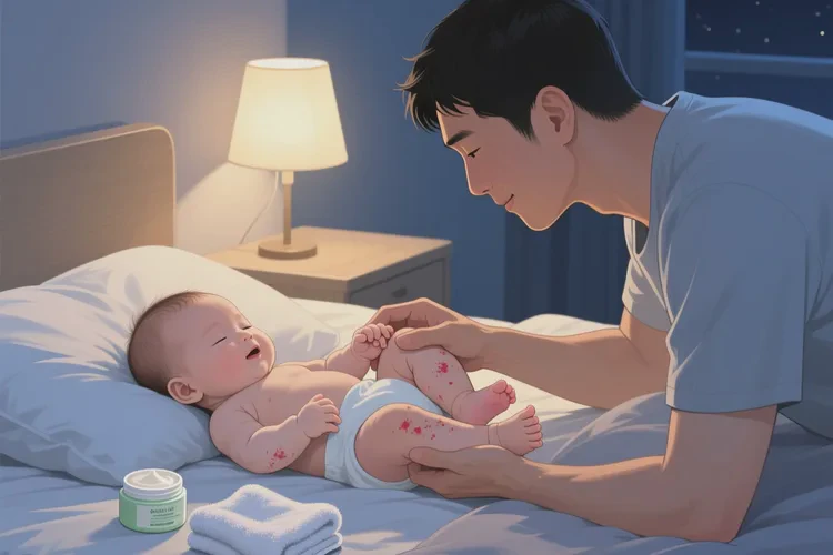 婴儿小腿上有湿疹可以治愈吗(图2)