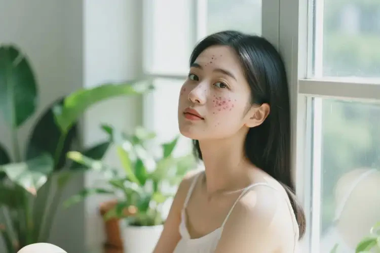 青年人面部出現(xiàn)濕疹可不可以根治(圖2)