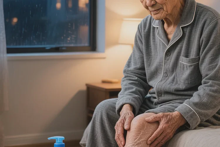 老年人小腿上出現(xiàn)濕疹能靠自己自愈嗎(圖1)