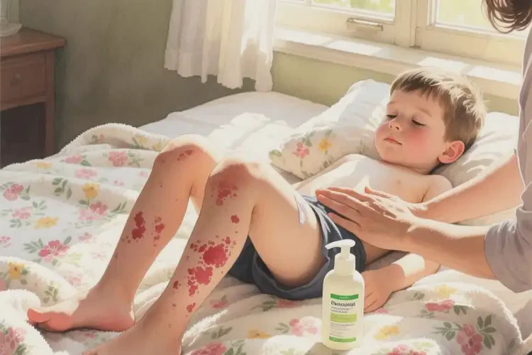 孩子大腿容易起濕疹可以治好嗎(圖3)