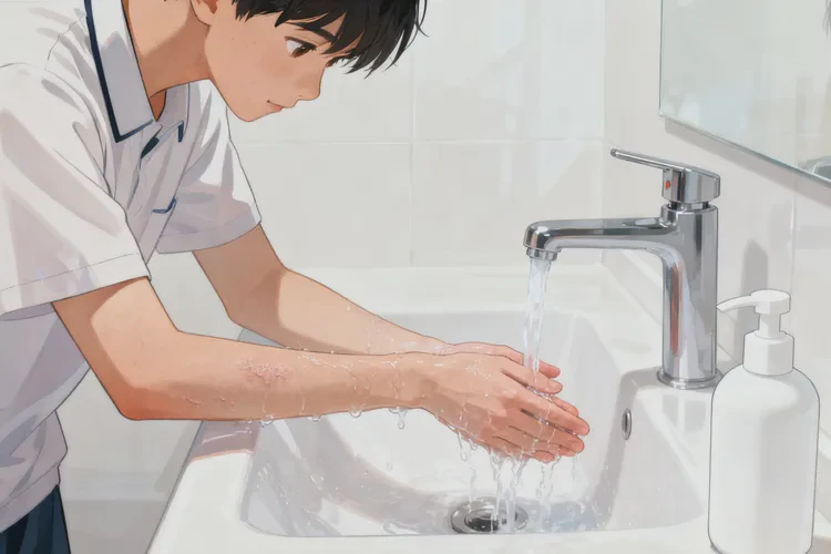 大學生手臂上出濕疹能靠自己自愈嗎(圖2)