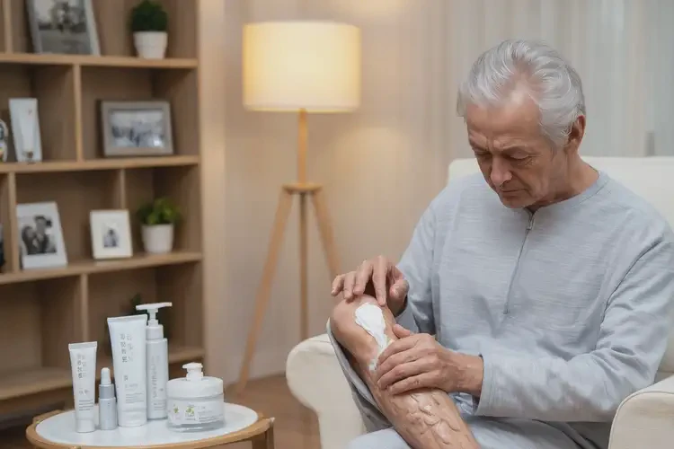 老年人小腿上出現(xiàn)濕疹能夠徹底治愈嗎(圖2)