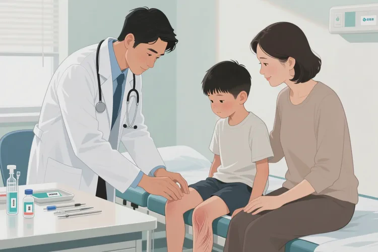 兒童大腿容易起濕疹可以治愈嗎(圖3)