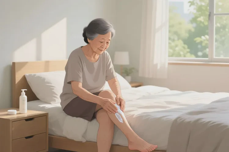 老年人小腿偶尔长湿疹能靠自己自愈吗(图1)