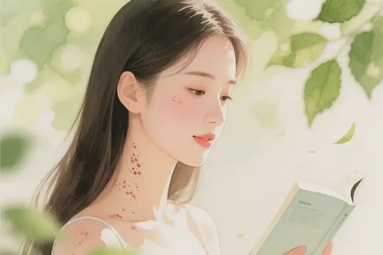 女性脖子上偶尔起湿疹可以治好吗(图1)