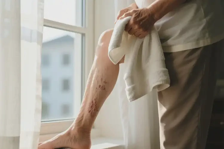 老人小腿出湿疹可以治好吗(图1)