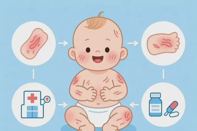 嬰兒全身有濕疹可以治好嗎(圖1)