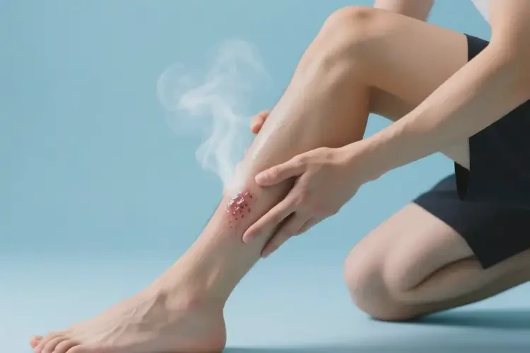 男生小腿上出现湿疹可以治好吗(图1)