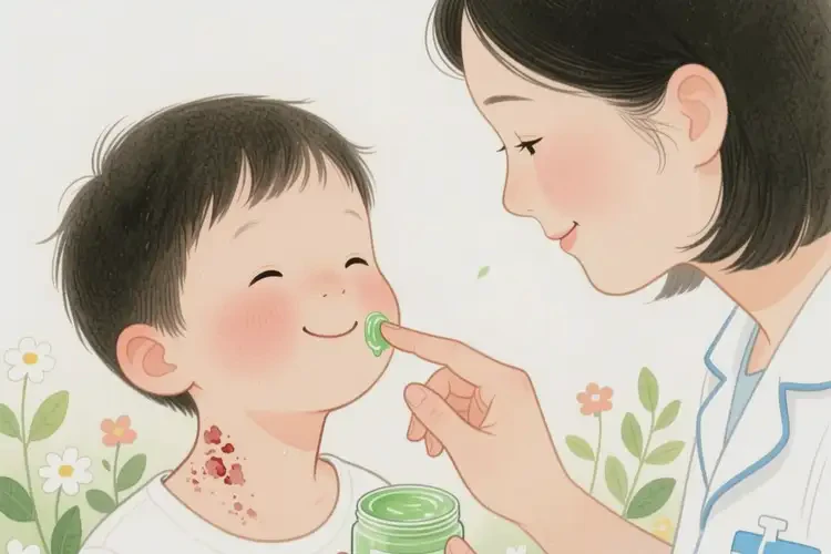 小孩脖子經(jīng)常長濕疹可以治好嗎(圖2)