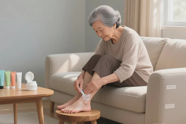 老年人腳上經(jīng)常長濕疹可以治愈嗎(圖1)