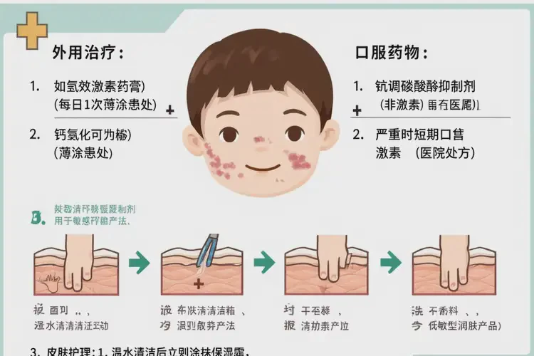 孩子臉上偶爾長濕疹可以治好嗎(圖4)