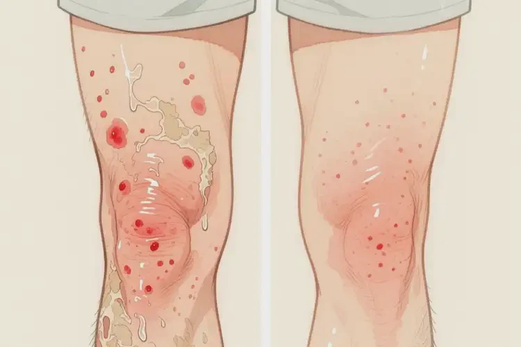 男性大腿上長濕疹可以治好嗎(圖2)