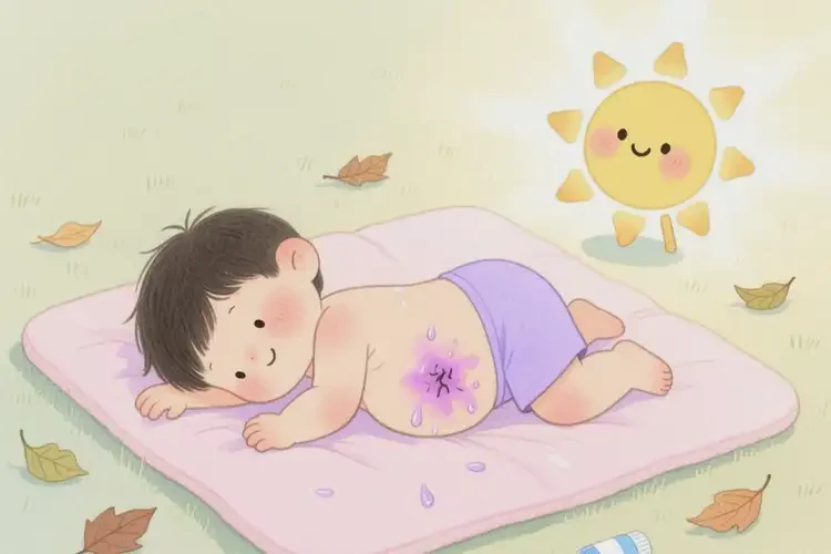 少兒肚子偶爾起濕疹可以治好嗎(圖2)