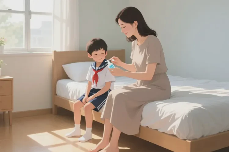 小學生小腿上有濕疹能靠自己自愈嗎(圖1)