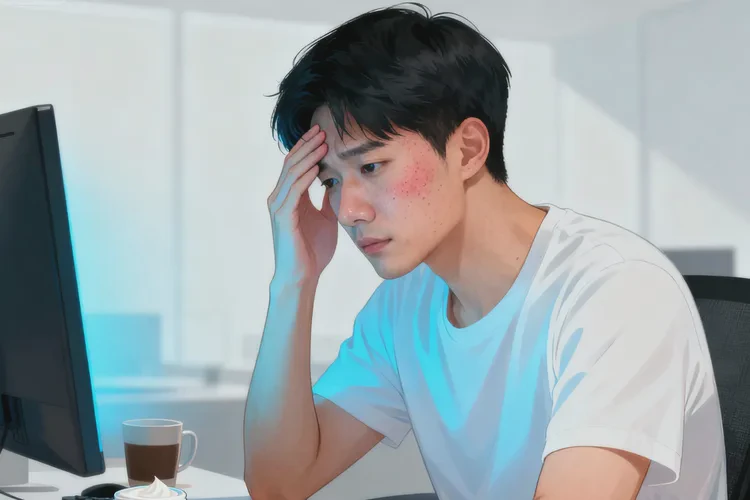 男人面部經(jīng)常長(zhǎng)濕疹能靠自己自愈嗎(圖2)