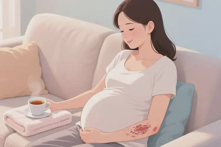 產(chǎn)婦手臂經(jīng)常起濕疹可以治好嗎(圖2)