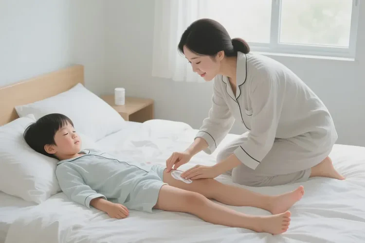 孩子大腿上出現(xiàn)濕疹可以治愈嗎(圖1)