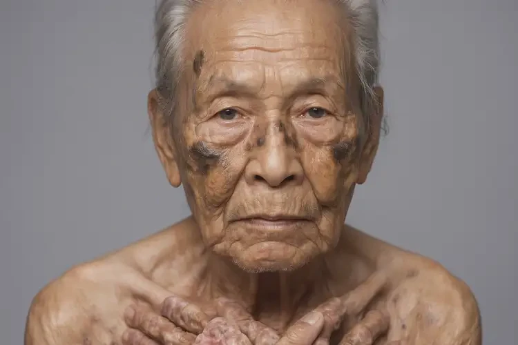 高齡老人面部出現濕疹不管它會自己痊愈嗎(圖2)