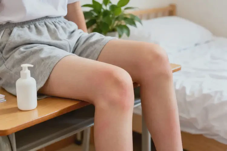 中學(xué)生大腿長(zhǎng)濕疹可以治好嗎(圖2)