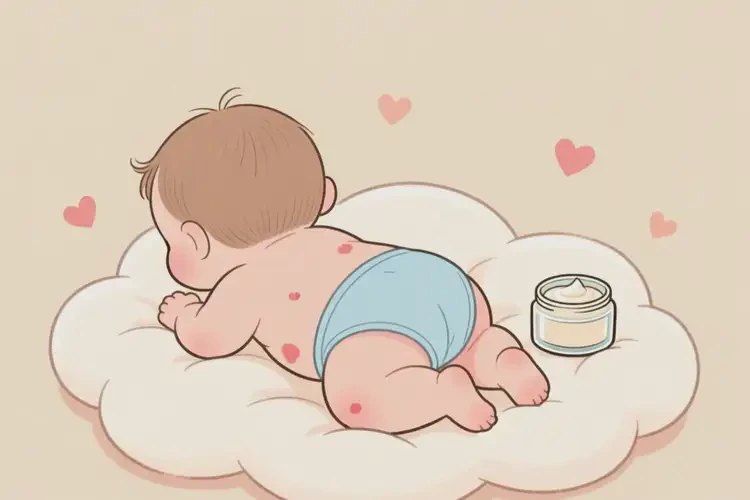 幼兒屁股上偶爾長濕疹可不可以根治(圖4)