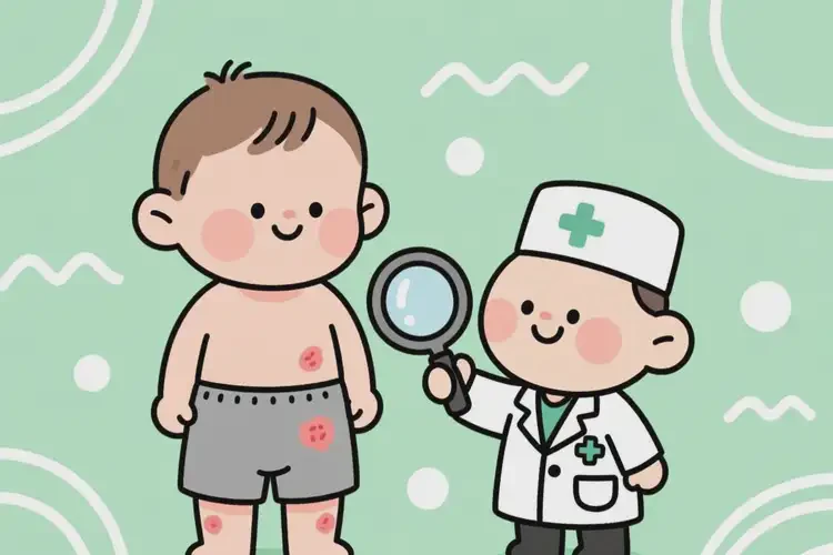 幼兒屁股上偶爾長濕疹可不可以根治(圖1)