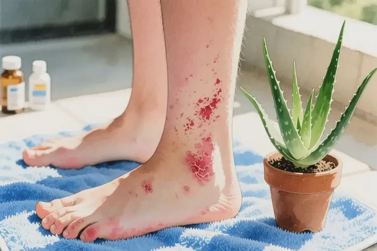 中學(xué)生腳上偶爾起濕疹可不可以根治(圖4)