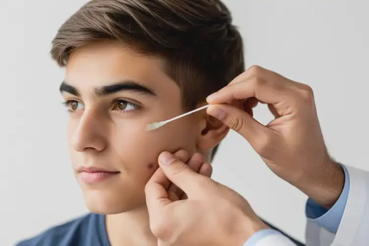 青少年臉上出現(xiàn)濕疹可不可以根治(圖4)