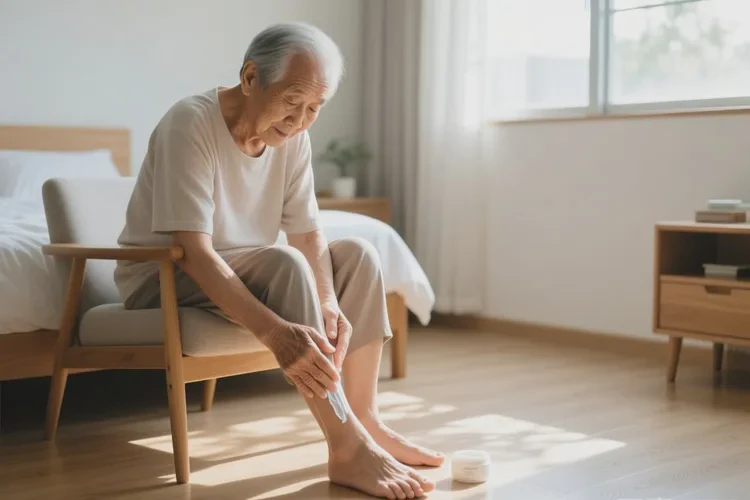 高齡老人腳上偶爾長濕疹能靠自己自愈嗎(圖1)