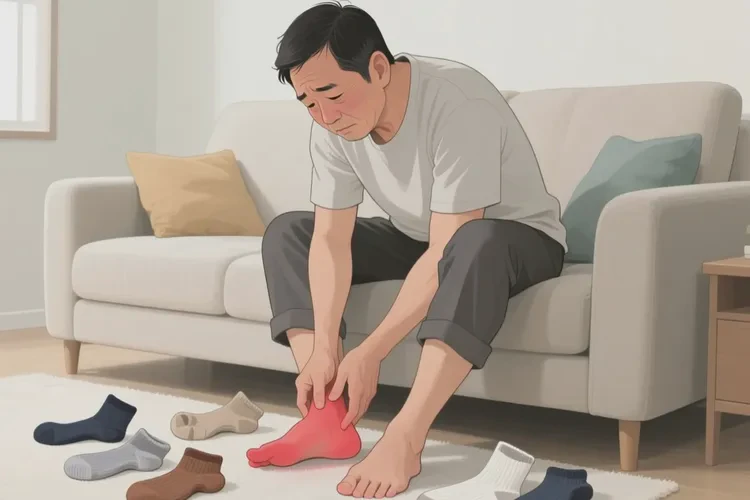 男人腳上經常長濕疹能靠自己自愈嗎(圖1)